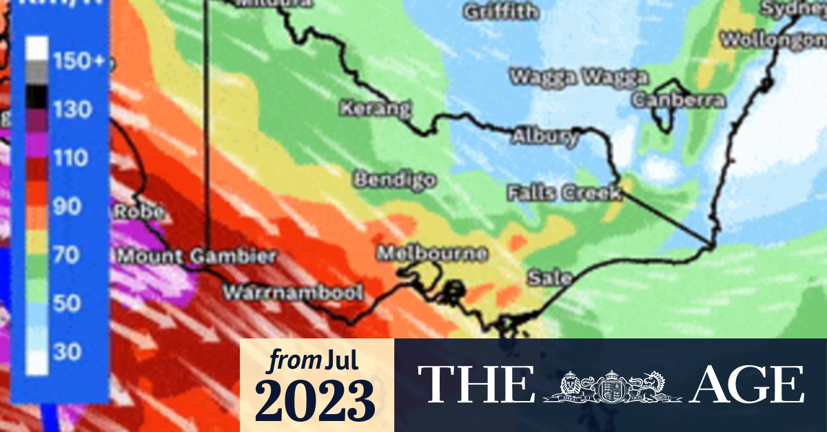 Melbourne weather Storm surges possible for Southbank as wild winds
